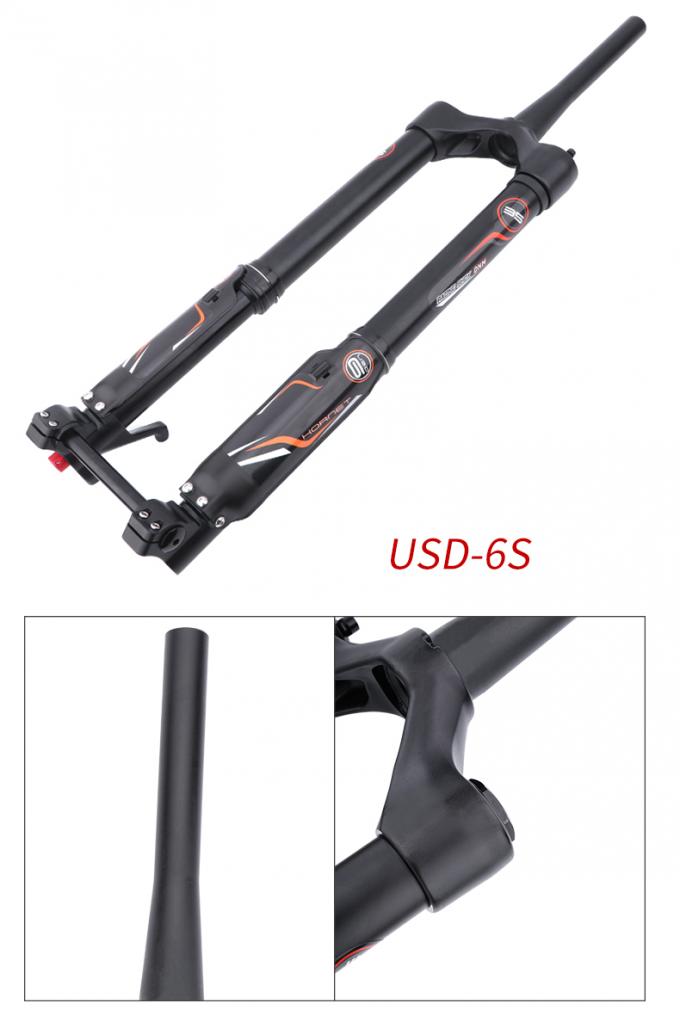 Dnm USD-6s Enduro Moutain Bike Обратная воздушная подвеска вилка Передняя подвеска вилки 160 мм Путешествие 3