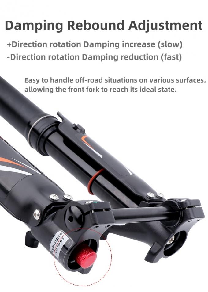 Dnm USD-6s Enduro Moutain Bike Обратная воздушная подвеска вилка Передняя подвеска вилки 160 мм Путешествие 5