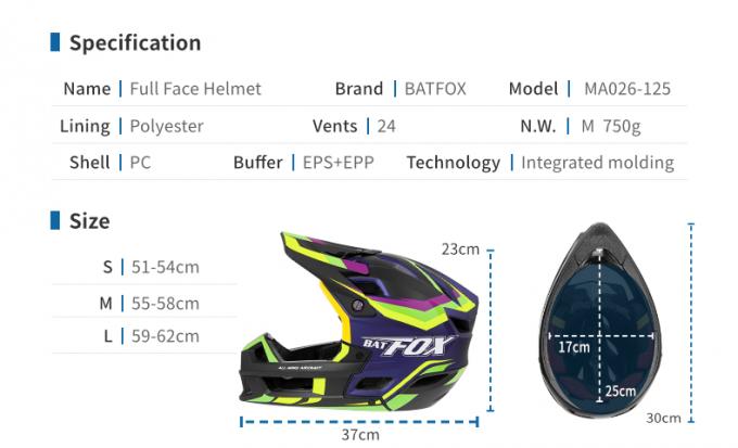 Юнисекс шлем и защита в S/M/L размер с съемным краем 1