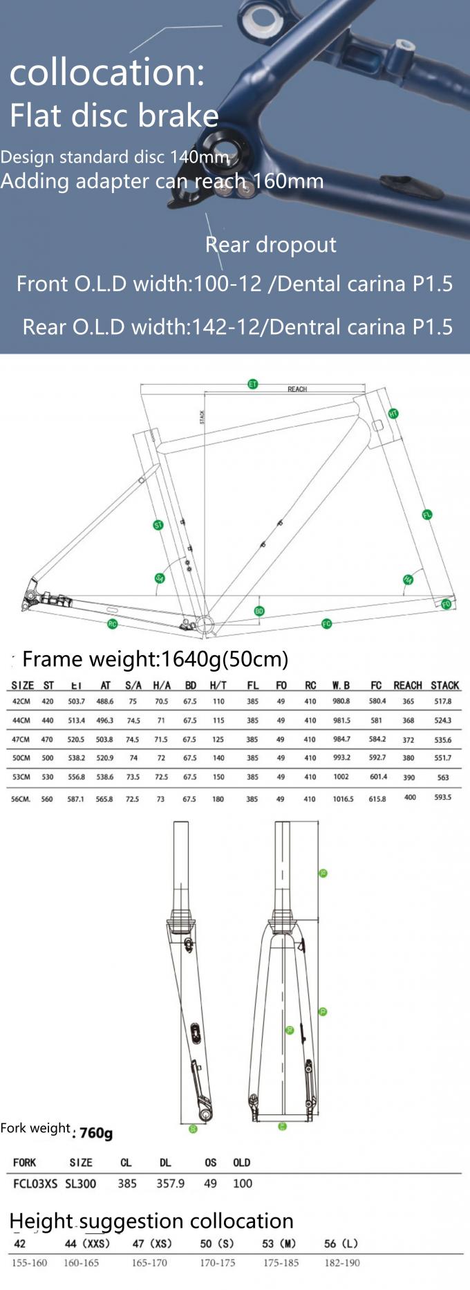 Легкий вес 700x32c Алюминиевый дорожный велосипед Рама Диск Дорожная гонка Все размеры доступны 6