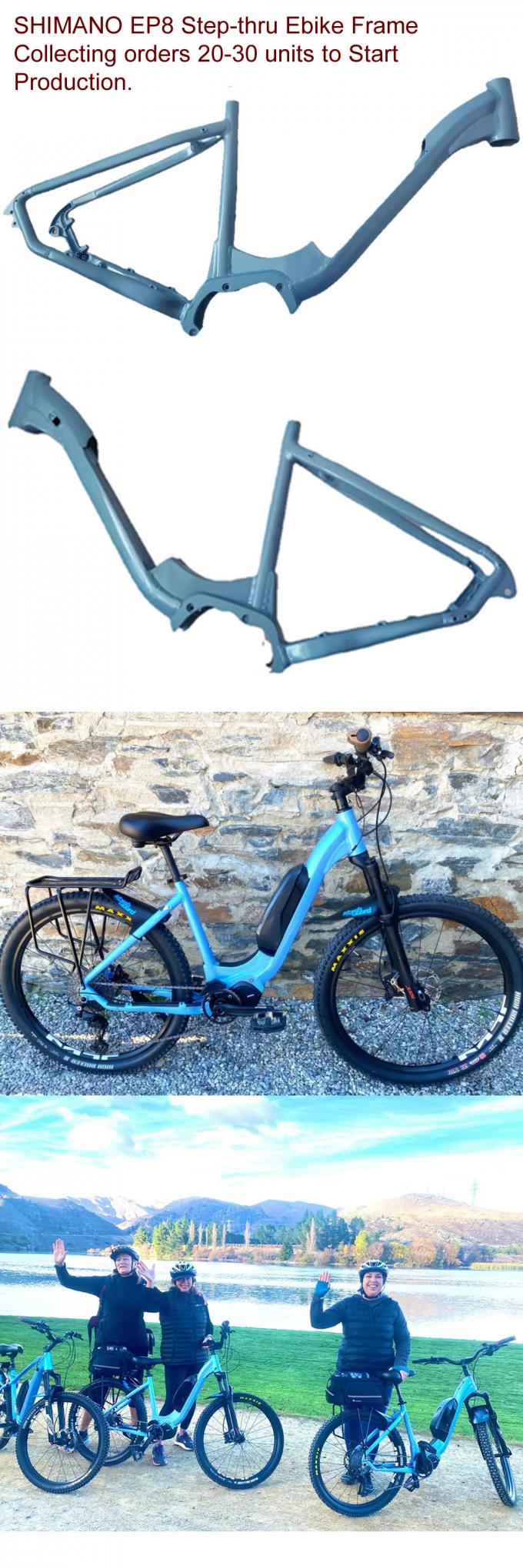 Shimano EP8 средний привод электрический велосипед рама для E8000 Шаг через город E-велосипед ремень / цепь привода 5