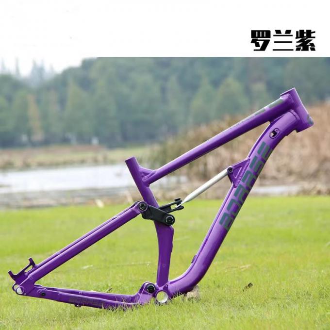 China Stock 27.5er Enduro полная подвеска горный велосипед рама спускающийся мягкий хвост MTB 3