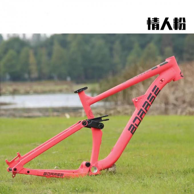 China Stock 27.5er Enduro полная подвеска горный велосипед рама спускающийся мягкий хвост MTB 4