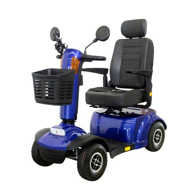 Электрический скутер для инвалидов 4 колеса для пожилых людей легкий инвалидный подвижный скутер средний размер 2