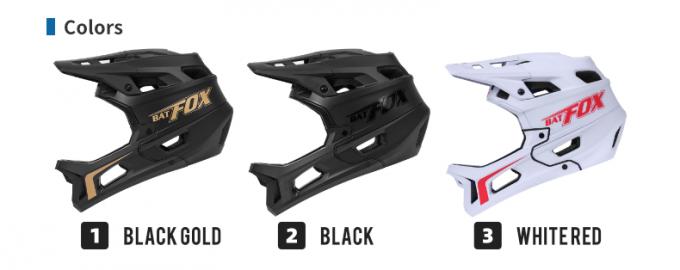 Взрослый BMX полный шлем спуска с дороги интегрированный антипадающий антиотражательная шляпа Круг полный шлем черный 2