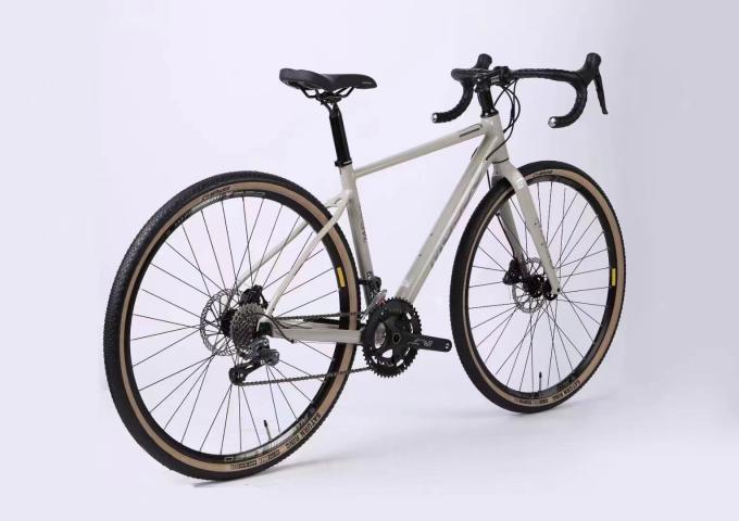 700c Алюминиевый сплав Дорожный велосипед Рама Гравийный велосипед Плоский дисковый дорожный велосипед 7